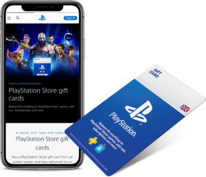 A gift card for PlayStation